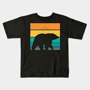 Retro Grizzly Bear - Grizzly Bear Kids T-Shirt